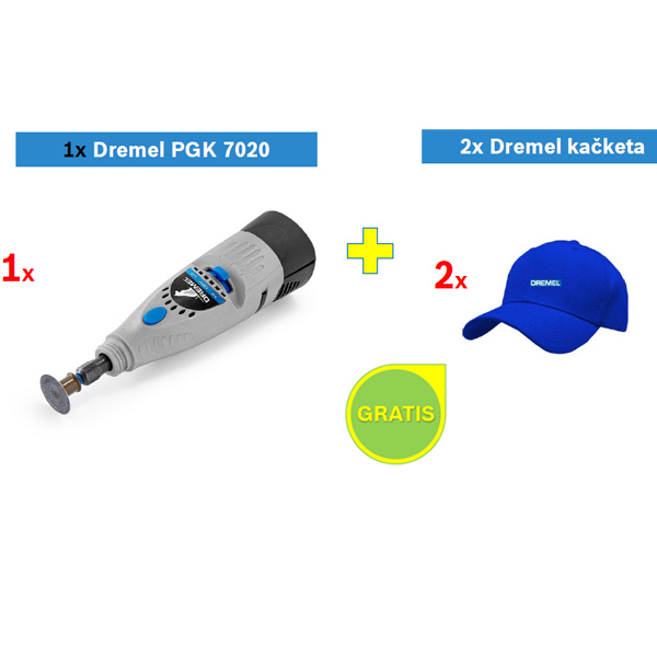 Dremel alat za sečenje noktiju kod pasa PGK 7020 + POKLON 2 x Dremel kačket F0137020JA